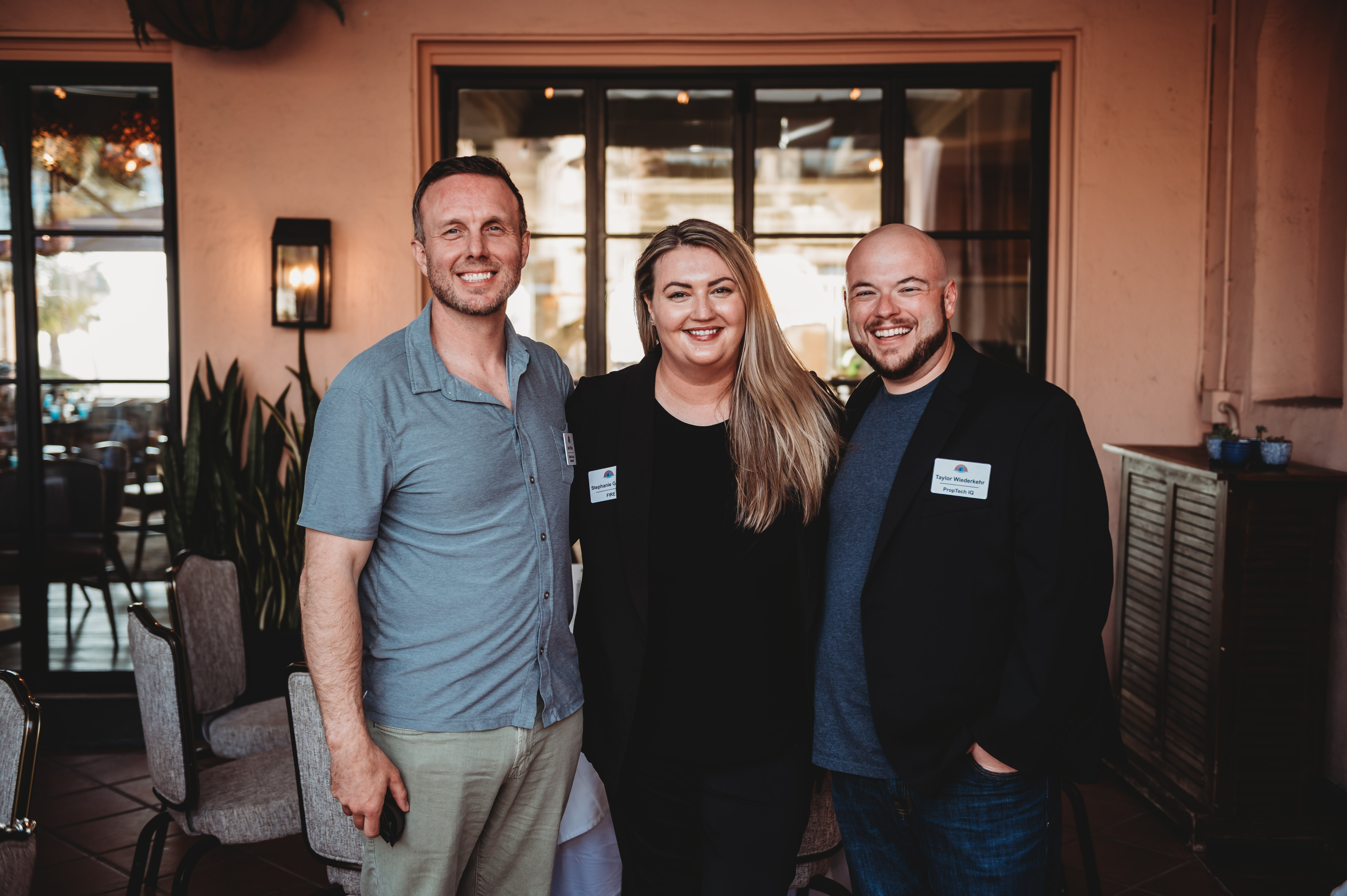 Stephanie with two EMTC community members