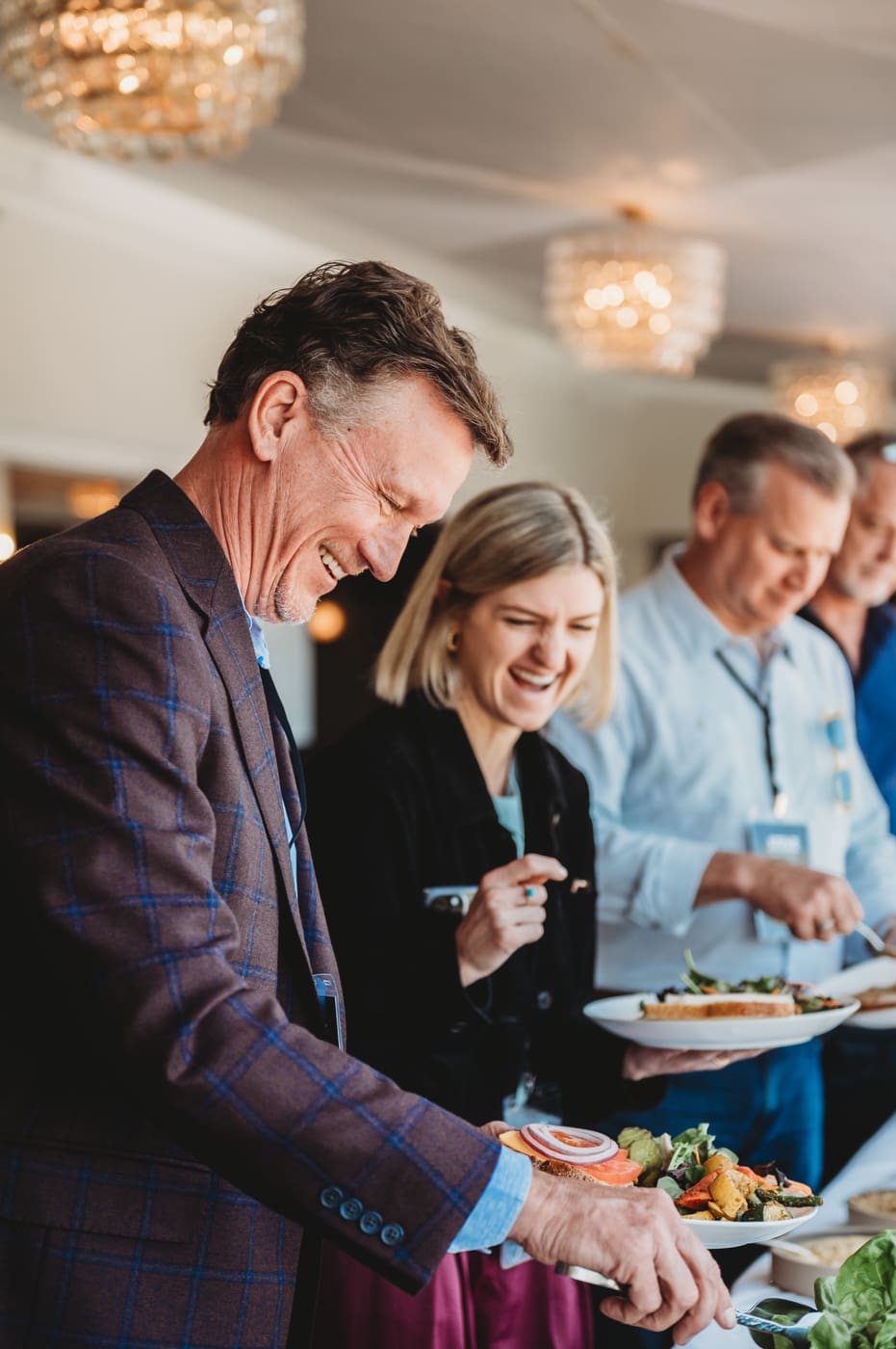 A shared meal during FIRE Summit 2025