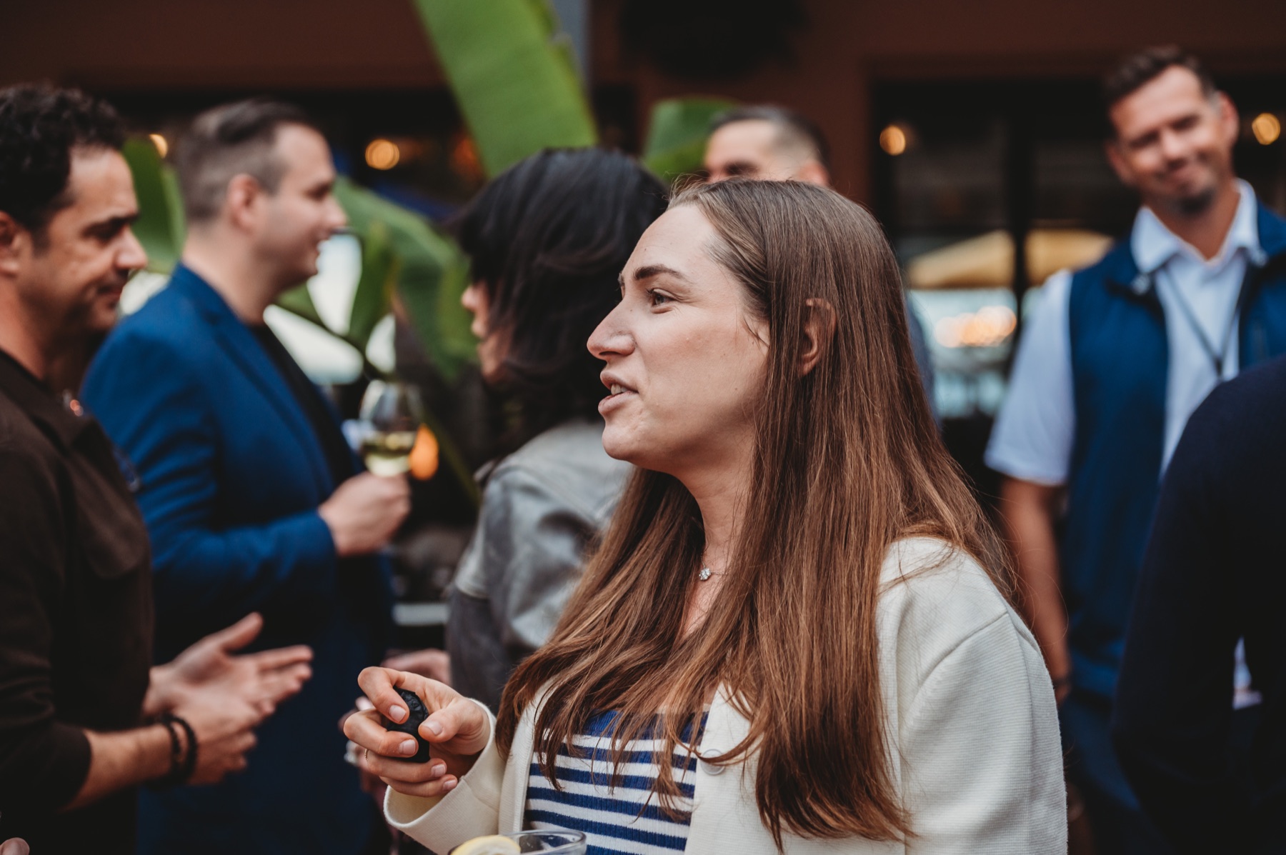 FIRE Summit 2025 attendees connecting during a reception