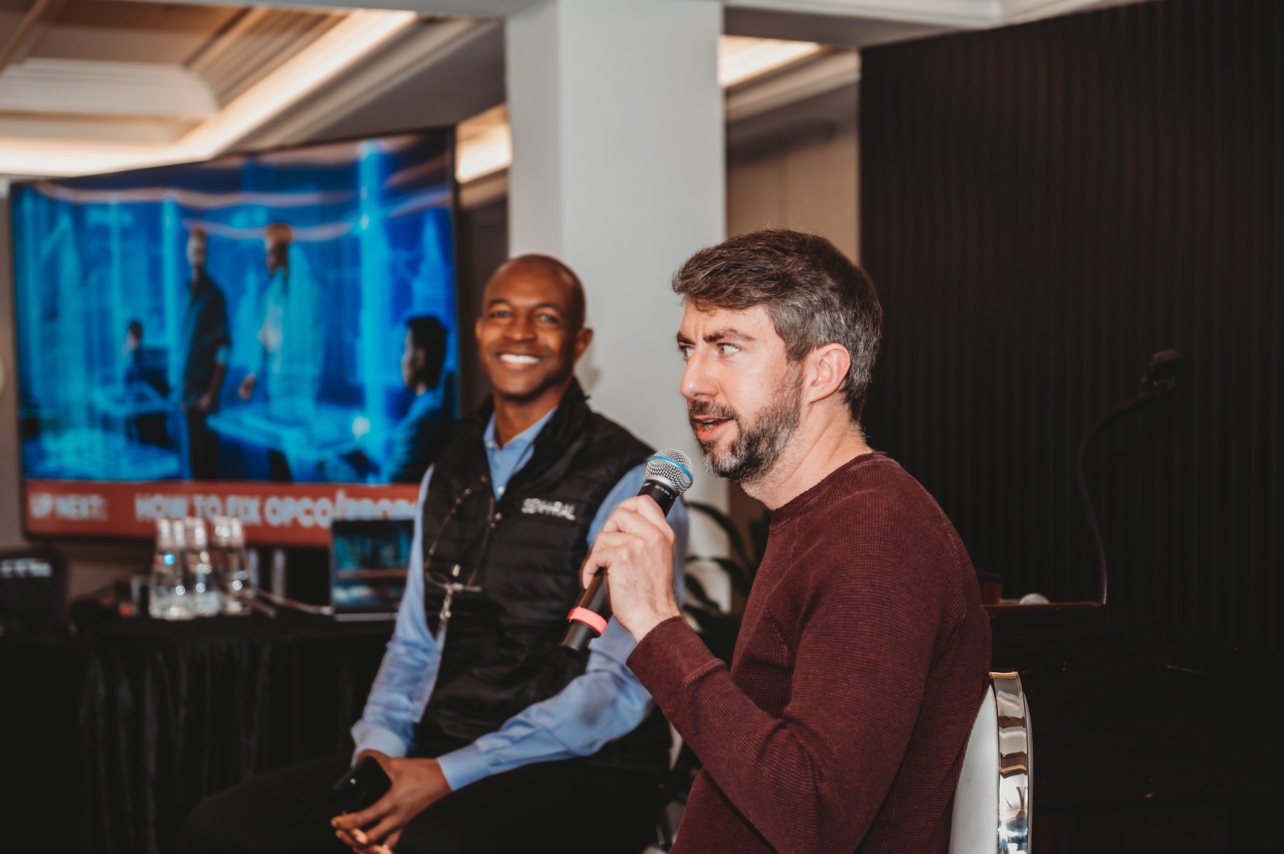 Two FIRE Summit 2025 panelists in conversation