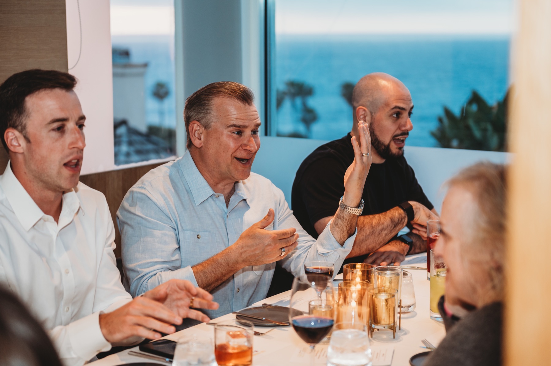 FIRE Summit 2025 attendees sharing ideas over dinner