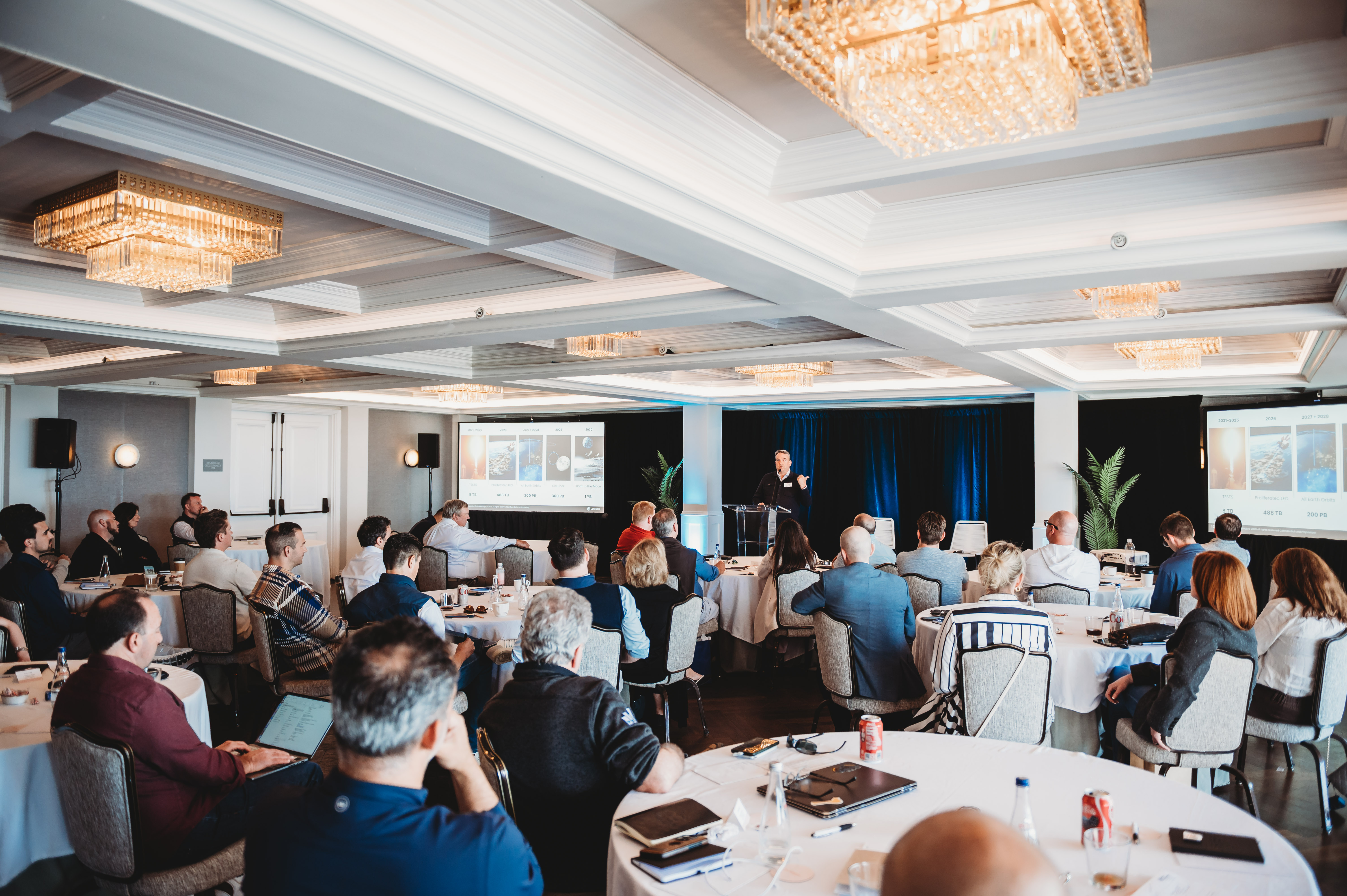 A full-room FIRE Summit 2026 presentation at La Valencia