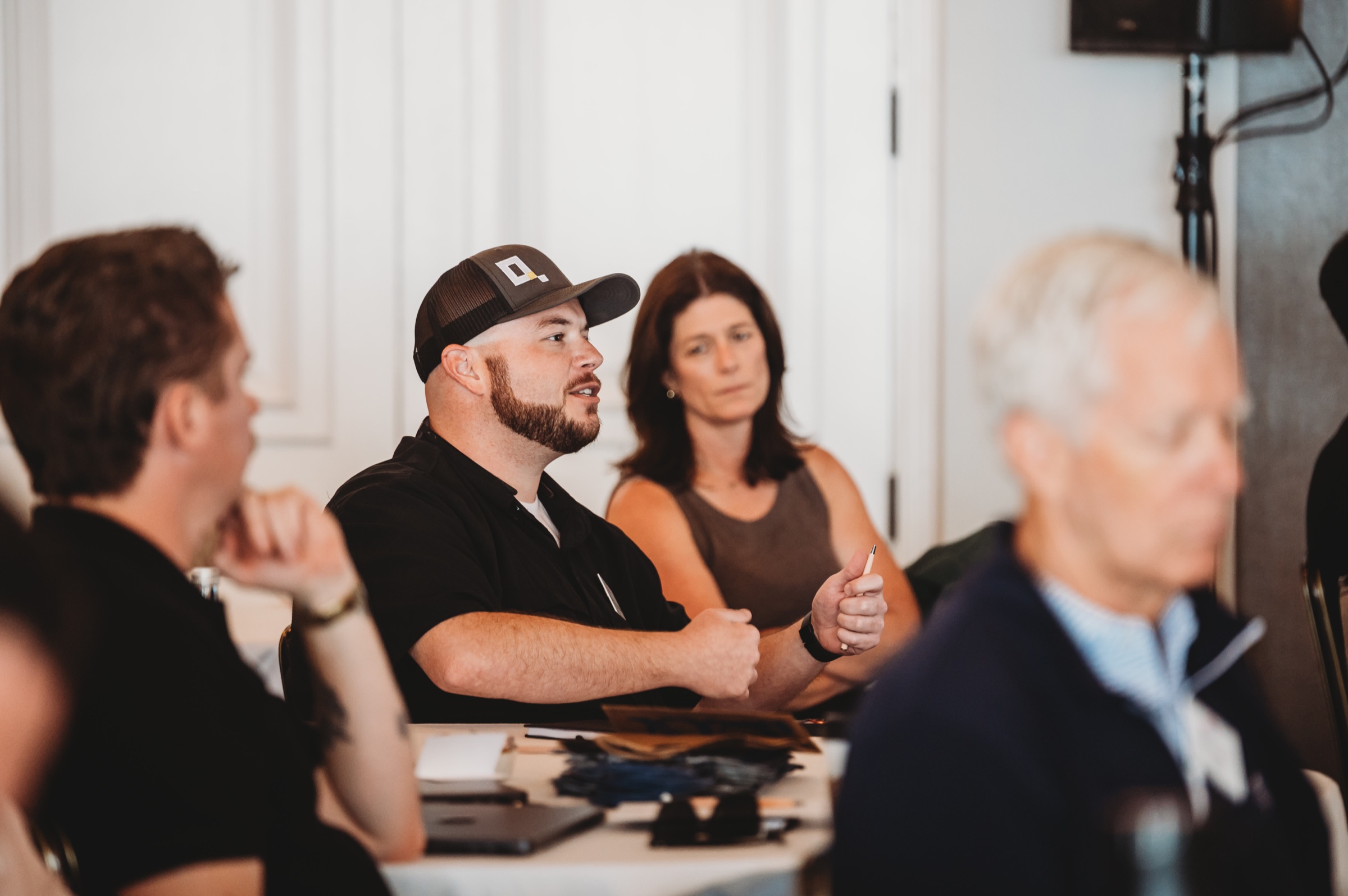 An attendee speaking during a FIRE Summit 2026 working session