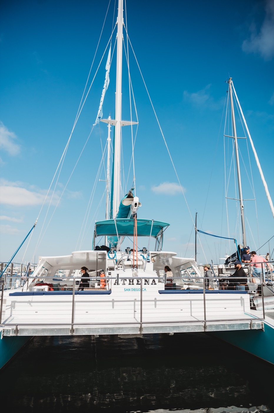 The FIRE Summit 2026 boat at the marina